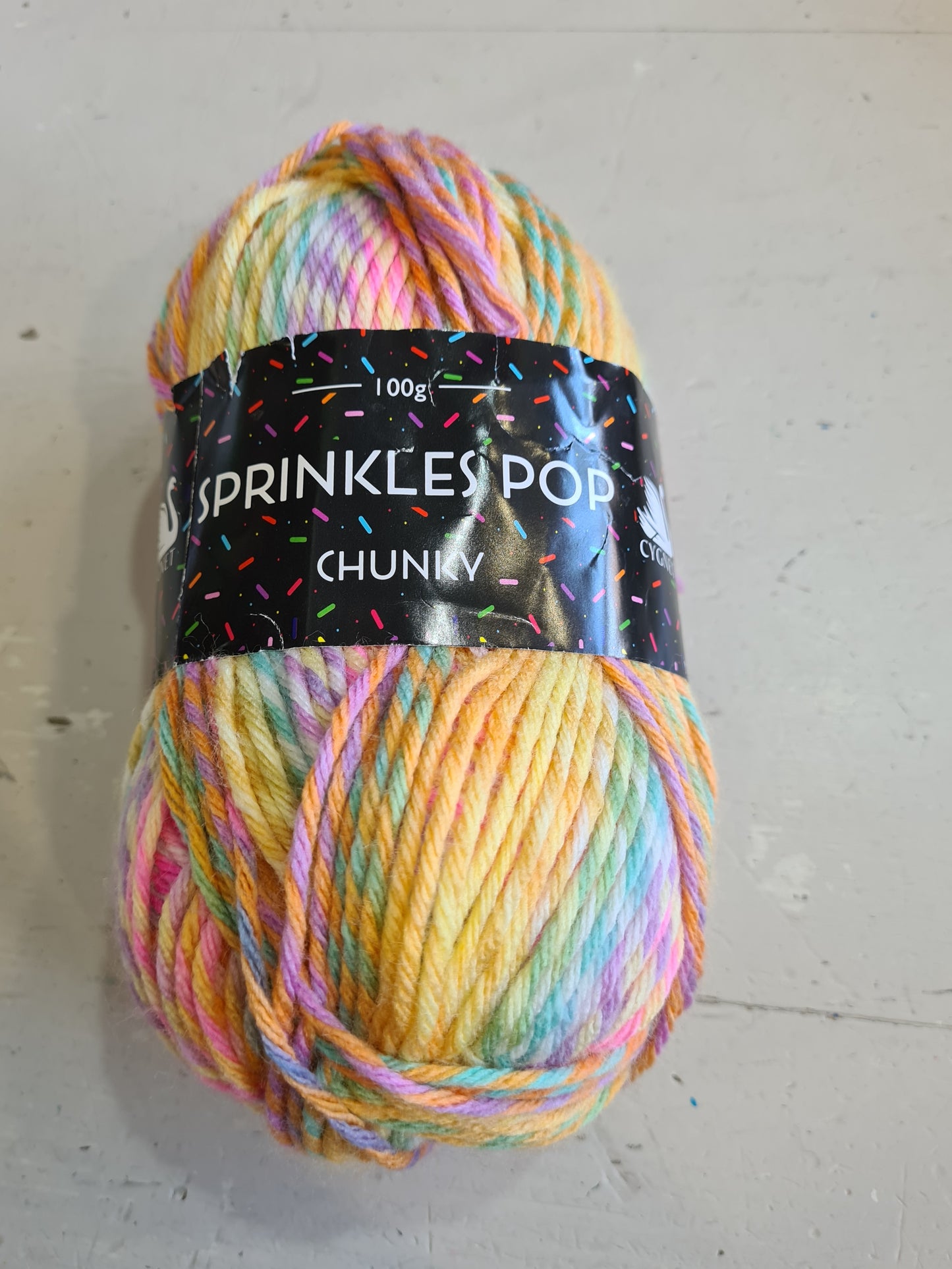 Cygnet Sprinkles Pop Chunky Acrylic - 100g
