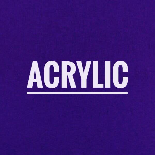 Acrylic yarn