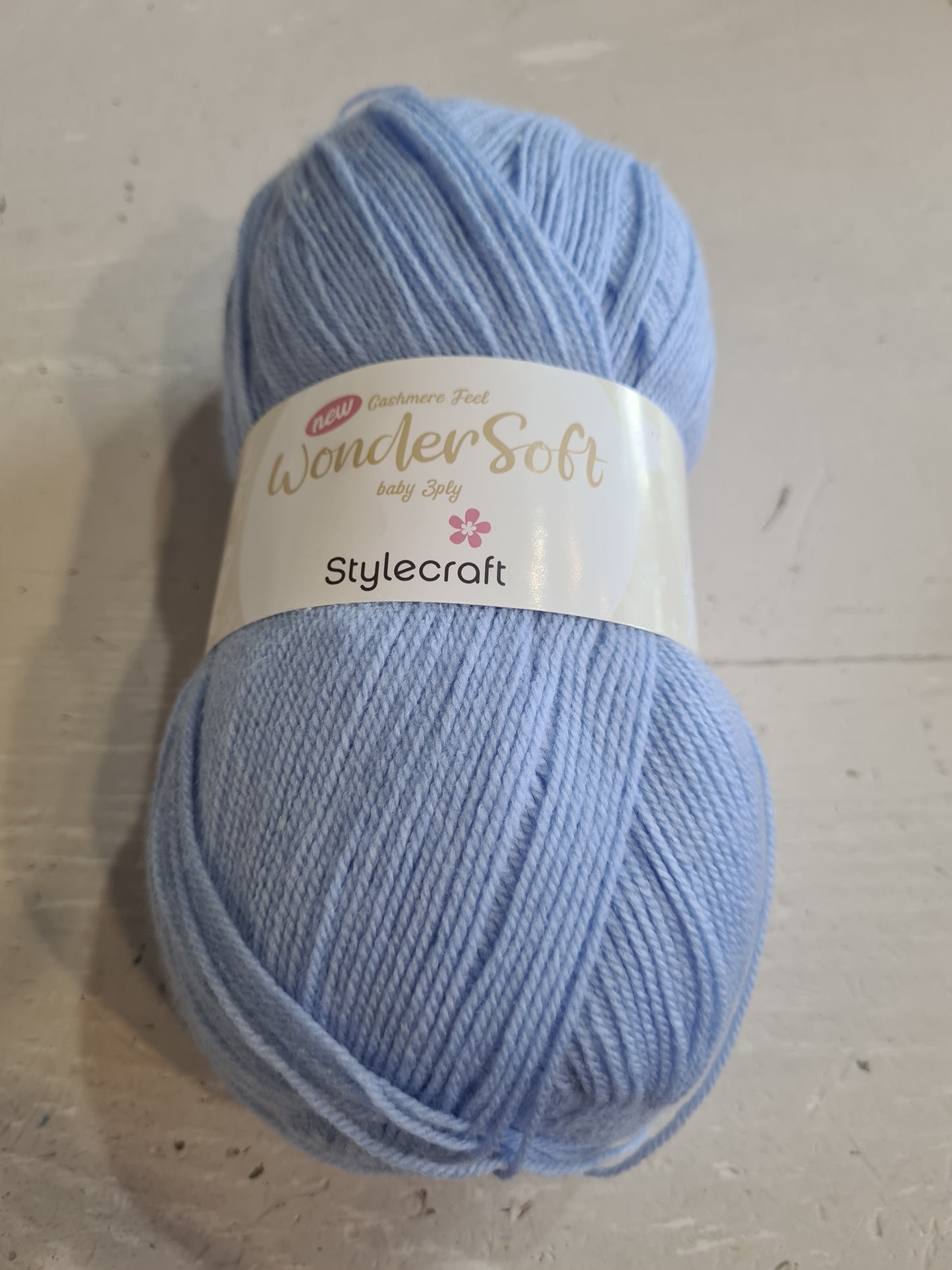 Stylecraft Wondersoft cashmere feel baby 3 ply acrylic 100g