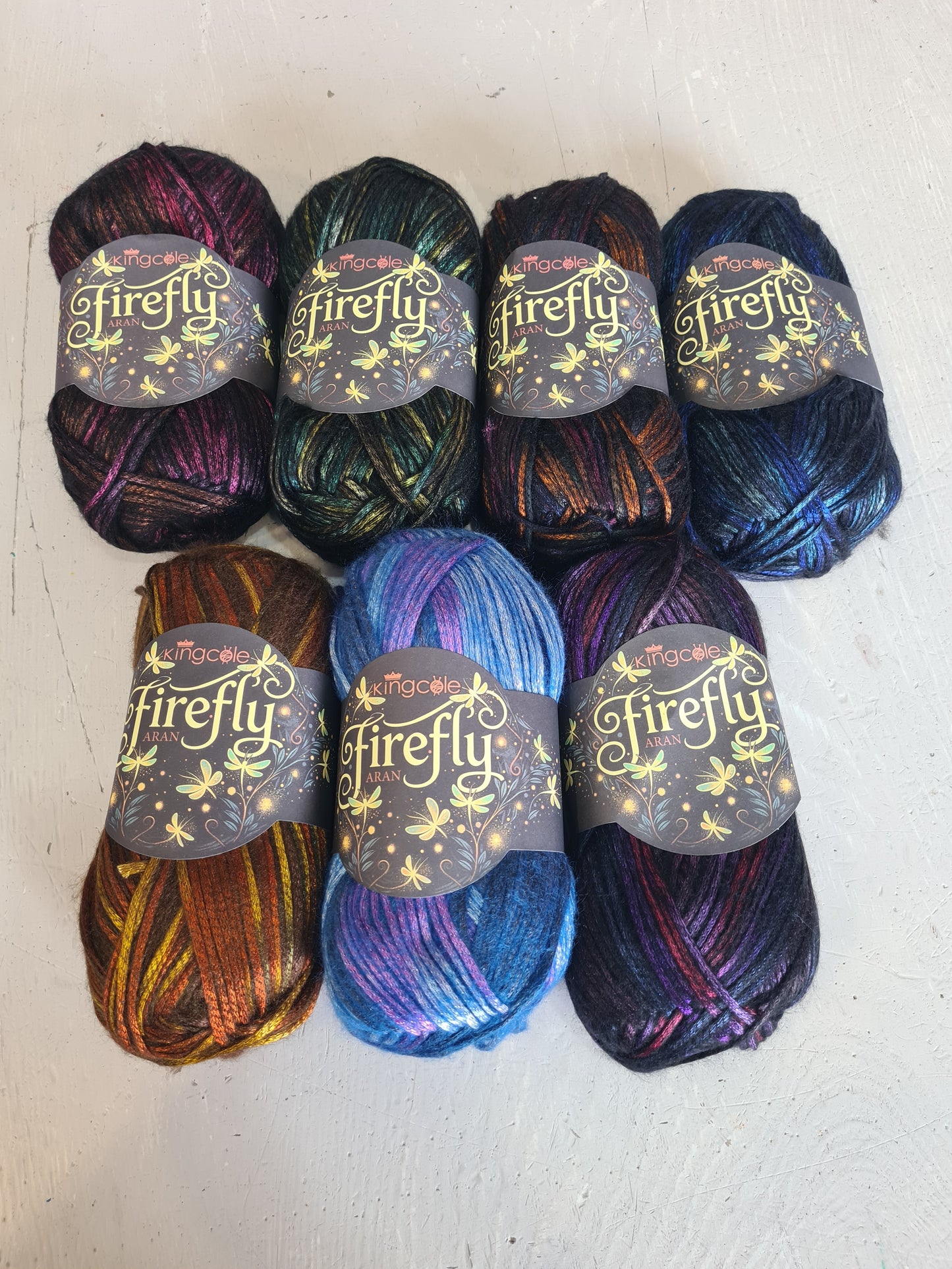 King Cole Firefly Aran 100g