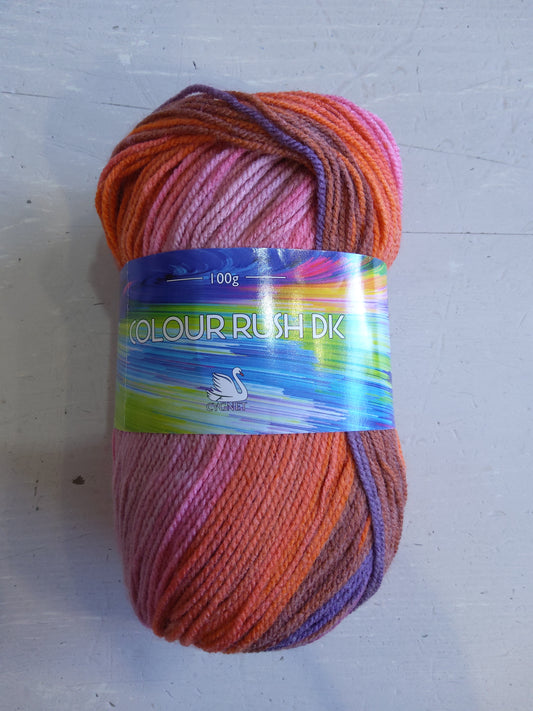 Cygnet Colour Rush Double Knitting Acrylic 100g