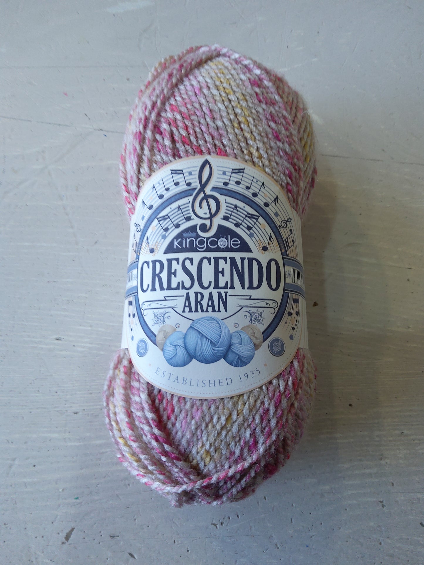 King Cole Aran Crescendo - 100g