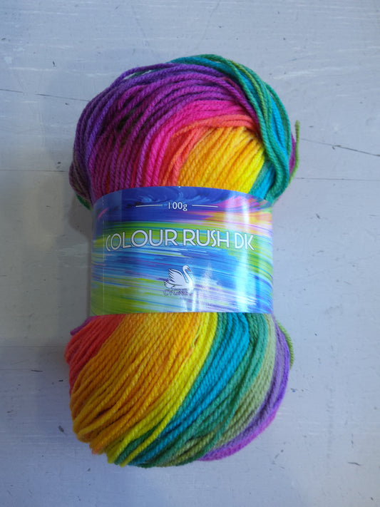 Cygnet Colour Rush Double Knitting Acrylic 100g